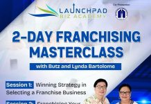 2 Day Franchising MasterClass with Butz and Lynda Bartolome