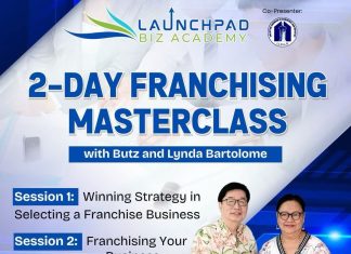 2 Day Franchising MasterClass with Butz and Lynda Bartolome