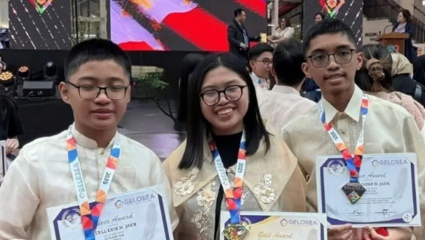 Three De La Salle Lipa Siblings Win Gold, Silvers at Southeast Asia English Olympiad International Round