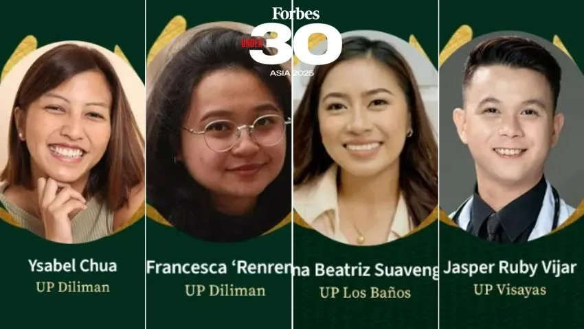 How Did These 4 UP Alumni Make It to Forbes ‘30 Under 30 Asia’ 2025?