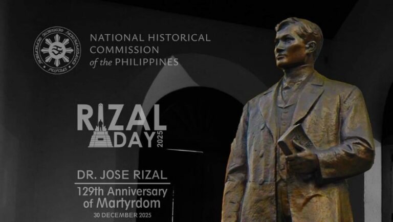 Rizal statues in Manila during Jose Rizal Day commemoration