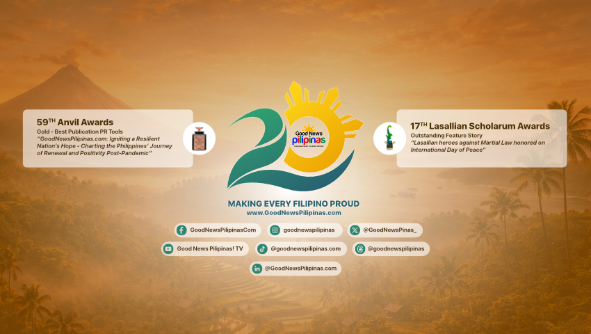 Good News Pilipinas 20th year logo symbolizing growth, continuity, and forward-looking Filipino storytelling