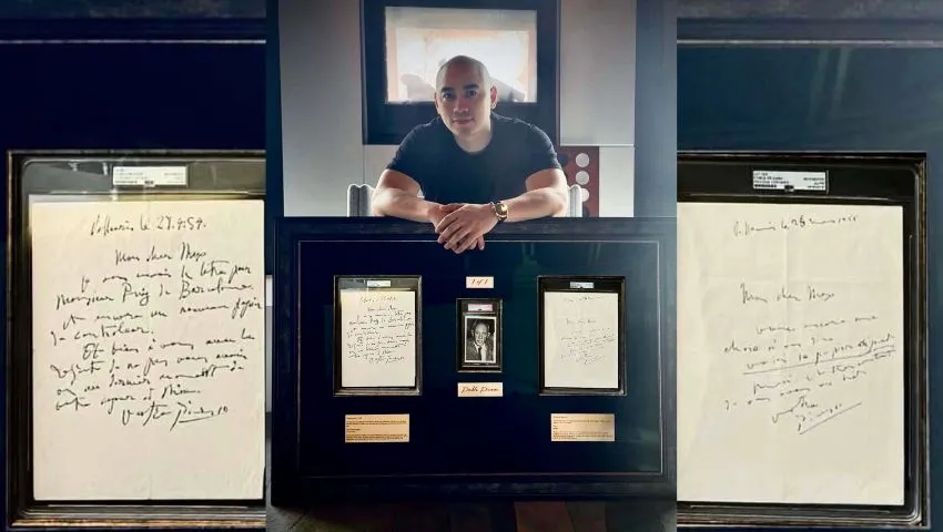 Filipino-American collector John Singson acquires rare one-of-one Pablo Picasso handwritten letter and Type 1 photograph