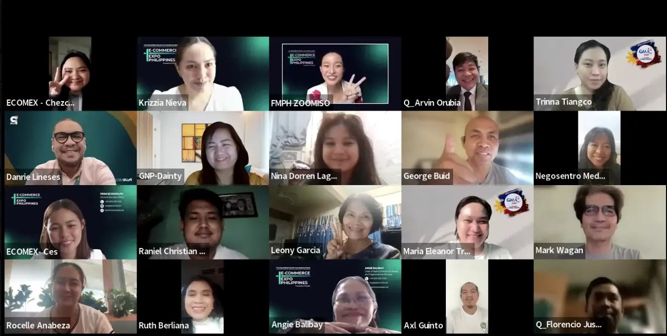 Journalists and media partners join the virtual ECOMEX 2026 Media and Ecosystem Launch via Zoom.